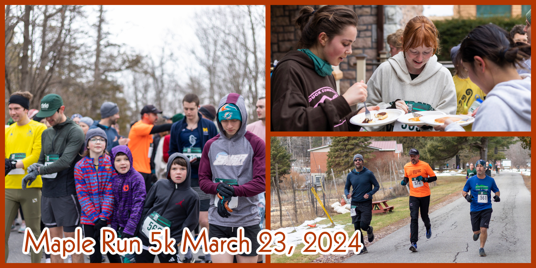 2024 Maple Run 5k March 23   Maple 5k Run 2024 Event Collage 